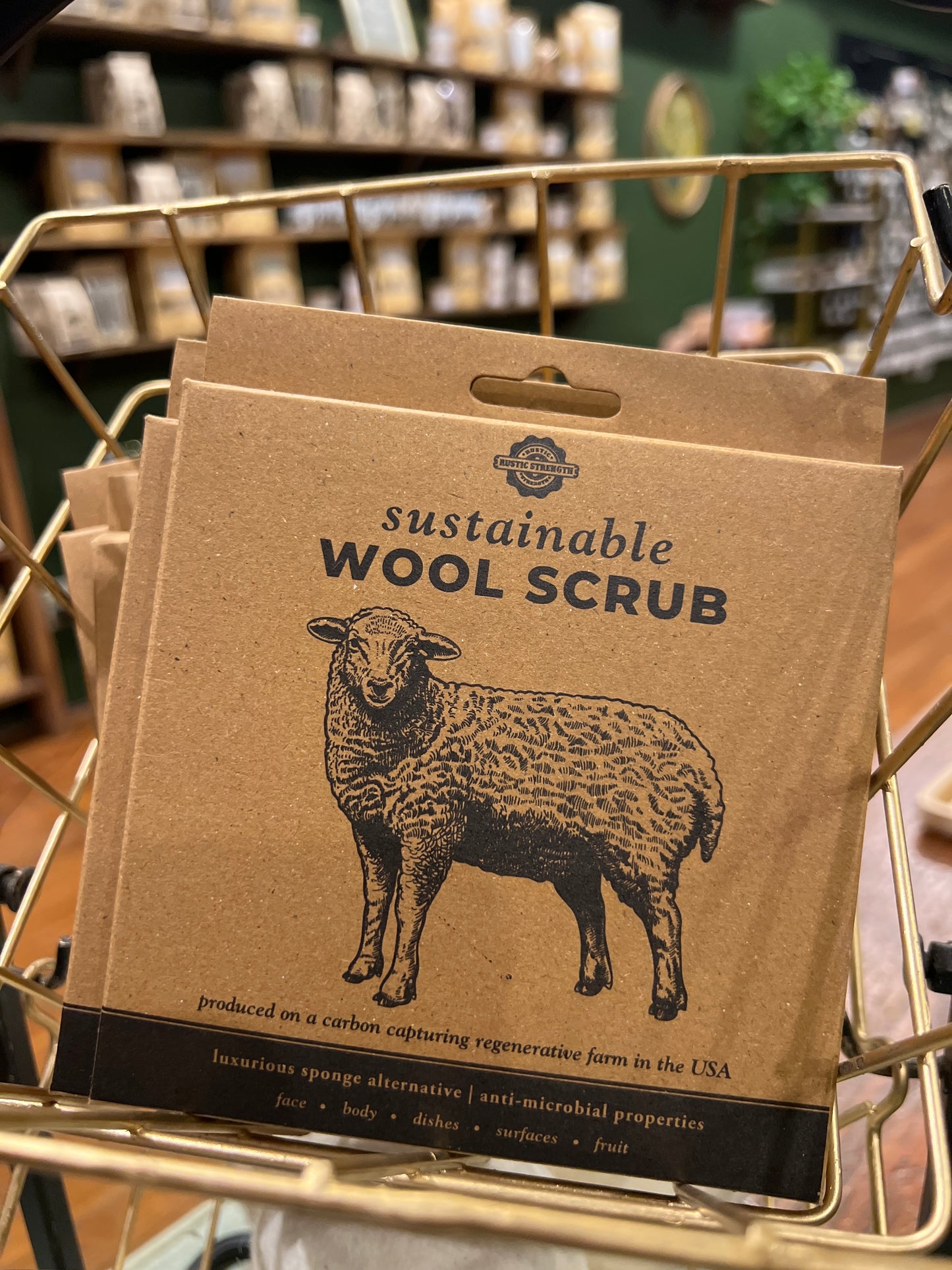 Sustainable Wool Scrub