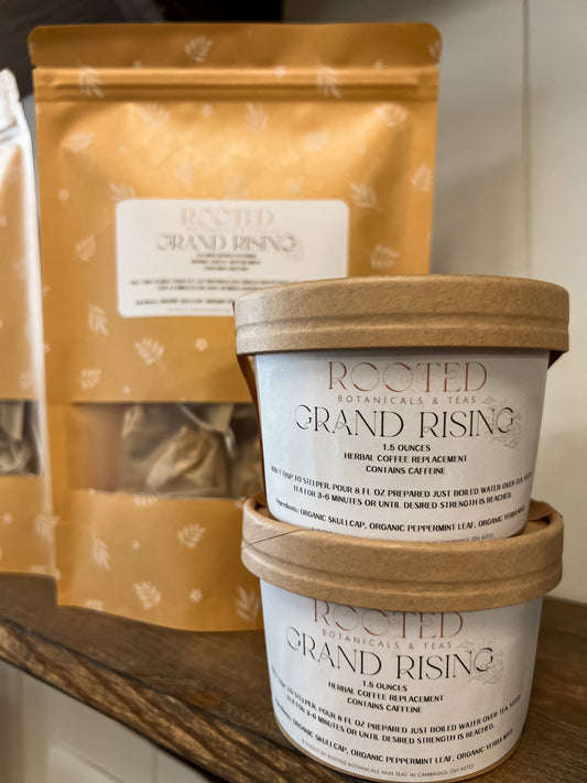 Grand Rising Tea: Herbal Coffee Replacement