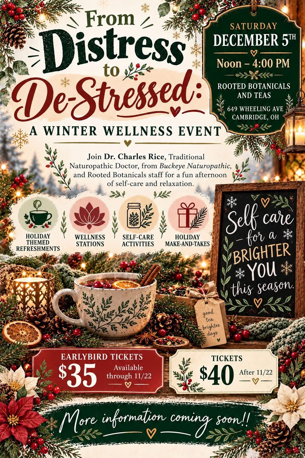 From Distress to De-Stressed: A Winter Wellness Event