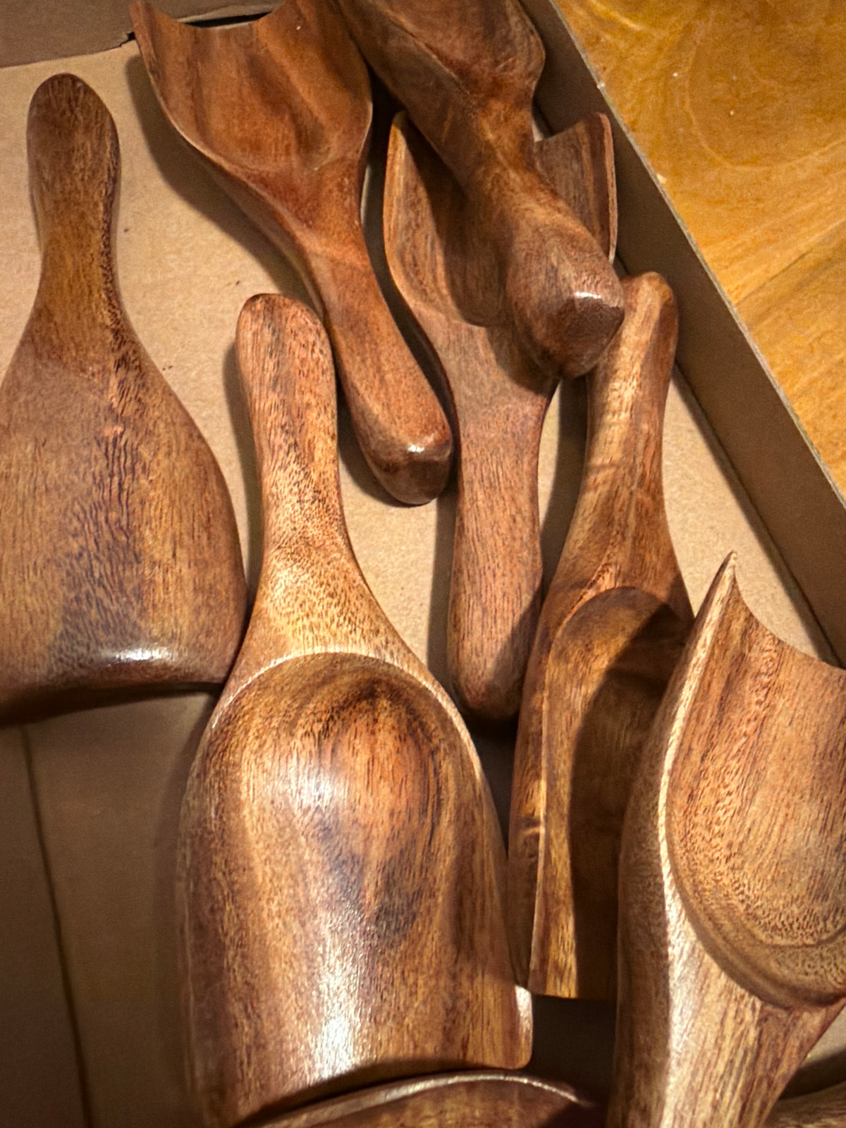 Wooden Scoop Spoons